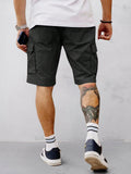 Relaxed Fit Utility Cargo Shorts