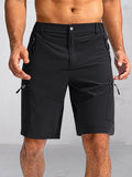 Utility Zipper Pockets Cargo Shorts
