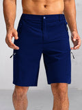 Utility Zipper Pockets Cargo Shorts