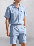 Cargo Style 100% Cotton Casual Set