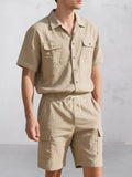 Cargo Style 100% Cotton Casual Set