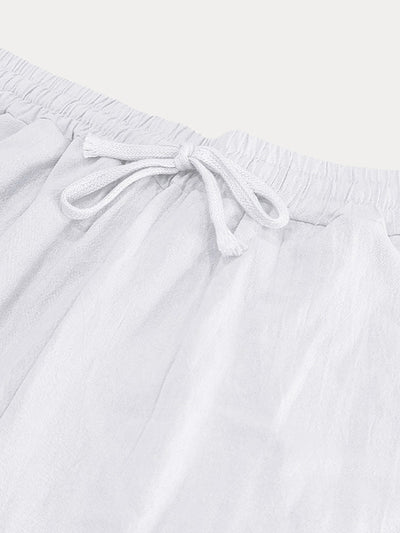 Leisure Loose Fit Cotton Vacation 2-Piece Set