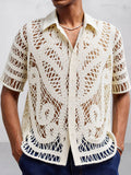 Fashion Summer Breathable Knit Shirt