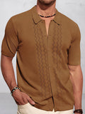 Luxury Business Casual Knit Shirt