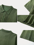 Luxury Business Casual Knit Shirt