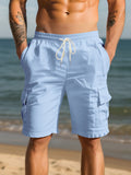 Classic Breathable Cotton Cargo Shorts