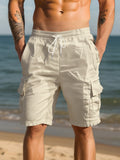 Classic Breathable Cotton Cargo Shorts