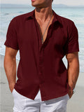 Loose Fit Textured 100% Cotton Shirt