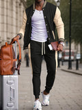 Versatile Sporty Jacket Pants Set