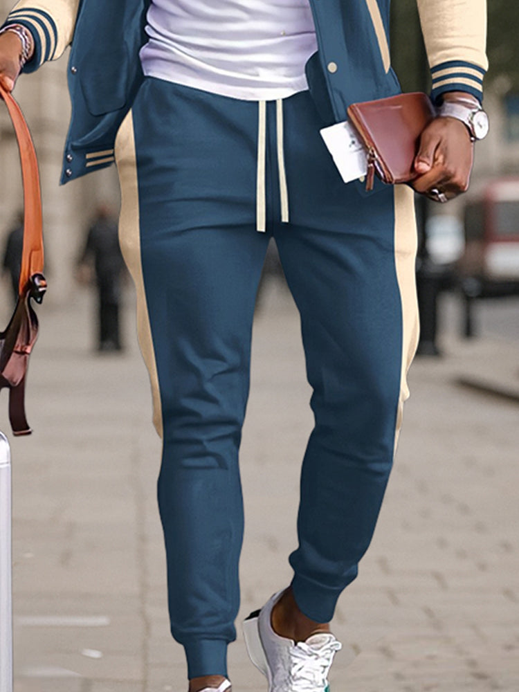Versatile Sporty Jacket Pants Set