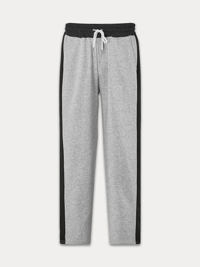 Casual Contrast Color Drawstring Jogger Pants