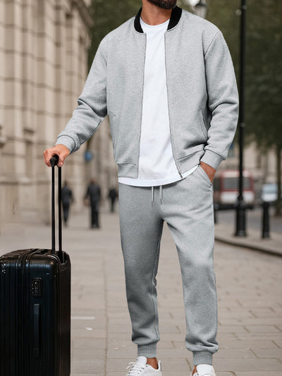 Athleisure Urban Jacket and Jogger Pants Set