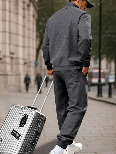 Athletic Comfort Fleece Sweatsuit Set