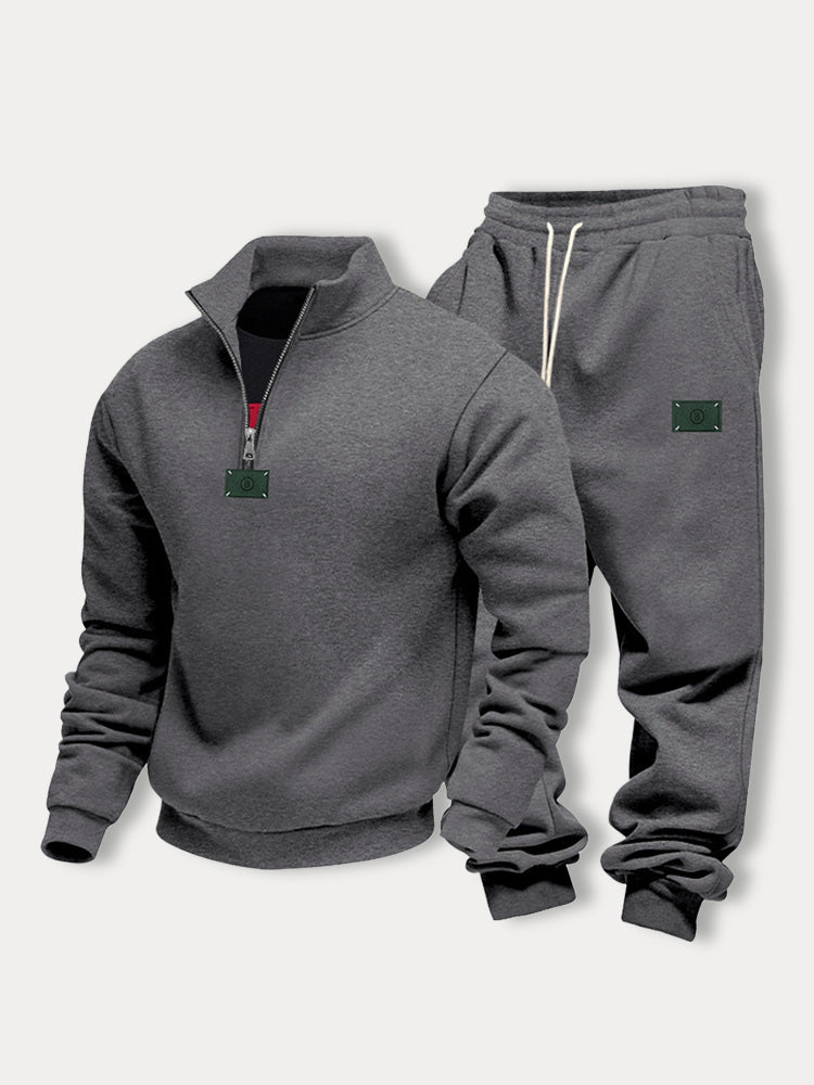 Athletic Comfort Fleece Sweatsuit Set