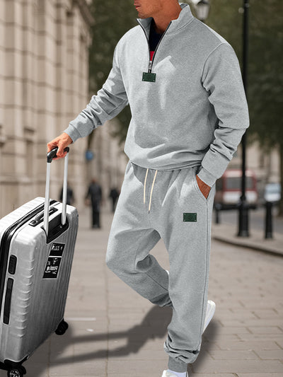 Athletic Comfort Fleece Sweatsuit Set