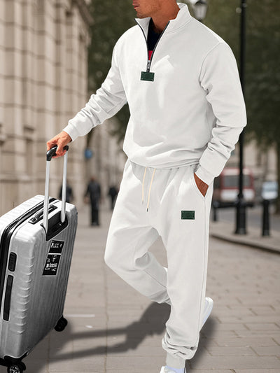 Athletic Comfort Fleece Sweatsuit Set