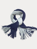 Versatile Two-Tone Warm Scarf