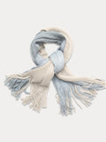 Versatile Two-Tone Warm Scarf