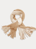 Versatile Two-Tone Warm Scarf