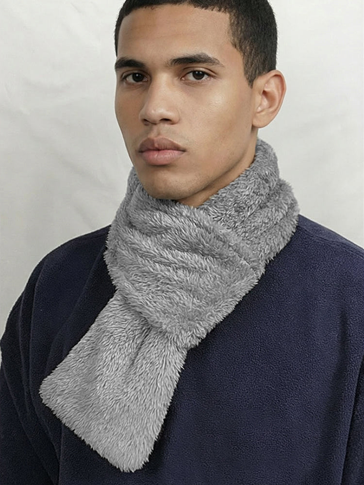 Easy-Wear Thermal Fleece Scarf – COOFANDY