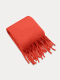Ultra-Soft Mohair Tassel Scarf
