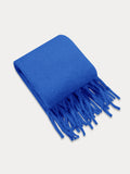 Ultra-Soft Mohair Tassel Scarf