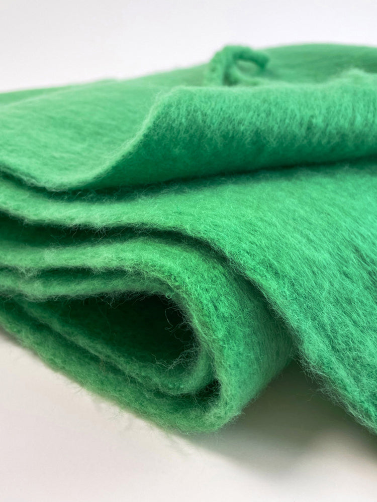 Soft Thick Mohair Tassel Scarf