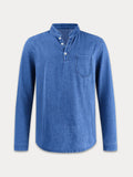Casual Essential Retro Henley Shirt