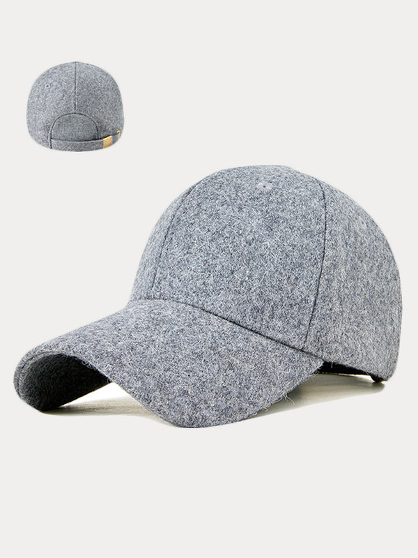 Premium Wool Blend Baseball Cap