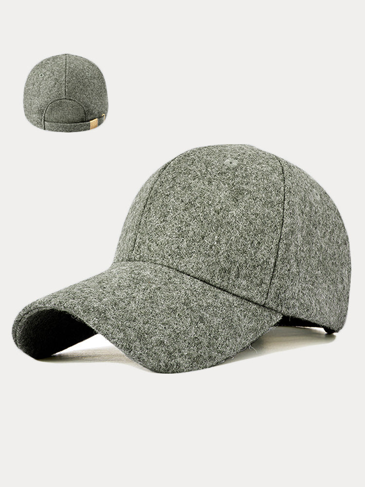 Premium Wool Blend Baseball Cap