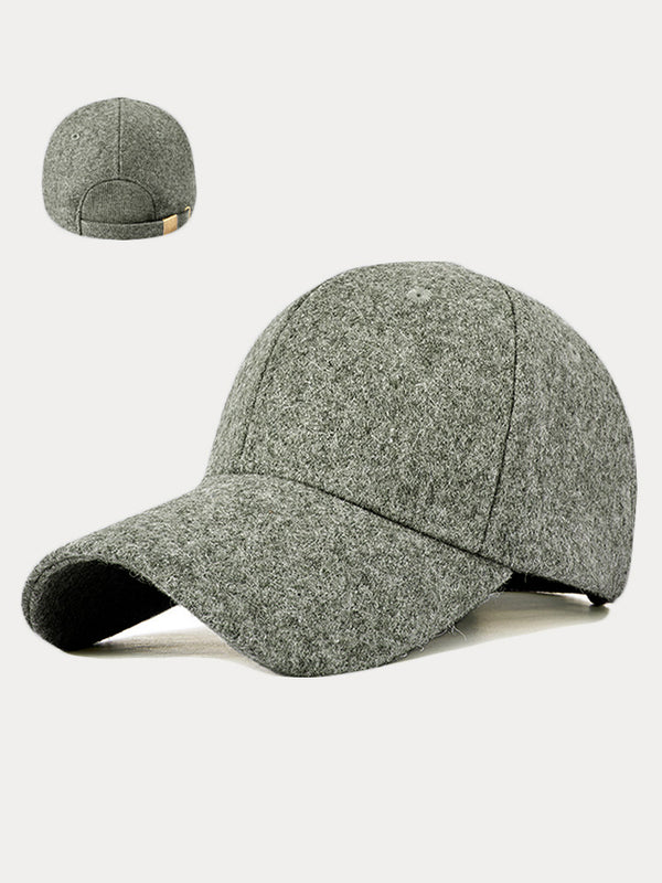 Premium Wool Blend Baseball Cap