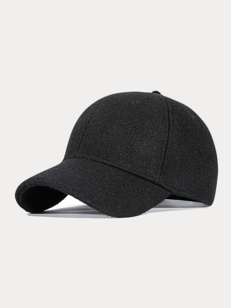 Athleisure Wool Blend Short Brim Baseball Cap