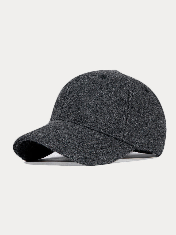 Athleisure Wool Blend Short Brim Baseball Cap