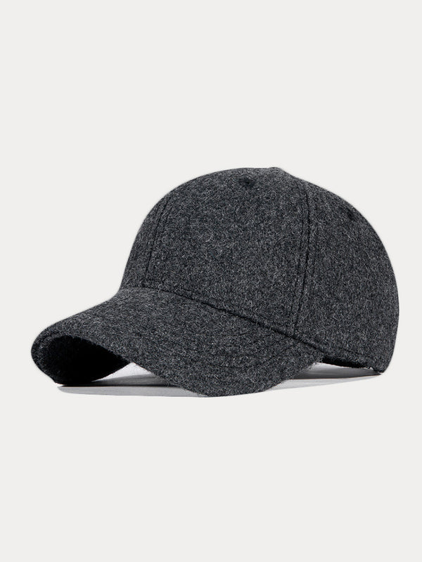Athleisure Wool Blend Short Brim Baseball Cap