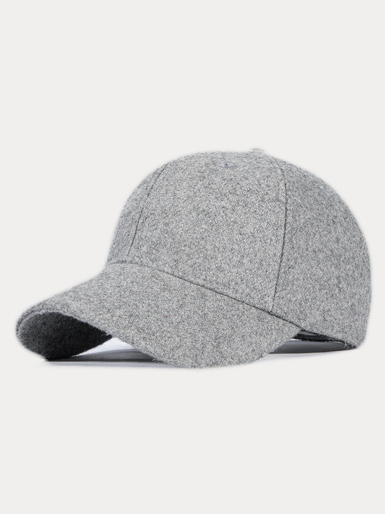 Athleisure Wool Blend Short Brim Baseball Cap