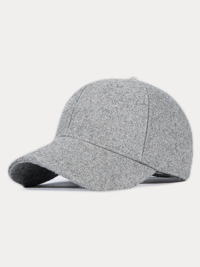 Athleisure Wool Blend Short Brim Baseball Cap