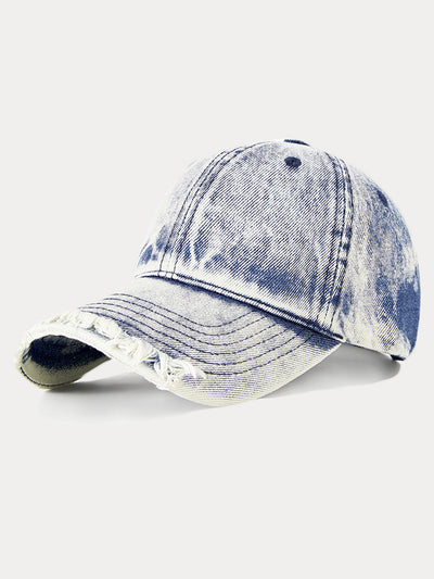 Vintage Distressed Denim Baseball Cap