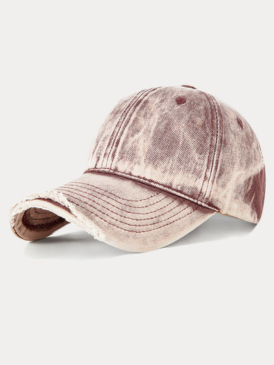 Vintage Distressed Denim Baseball Cap