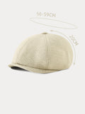 Classic Cotton Warm Newsboy Cap