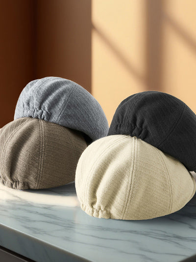 Classic Cotton Warm Newsboy Cap