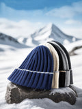 Versatile Wool Blend Knit Beanie