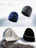 Versatile Wool Blend Knit Beanie