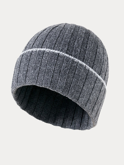 Versatile Wool Blend Knit Beanie