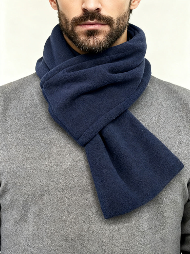 Minimalist Warm Polar Fleece Scarf