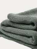 Versatile Thermal Solid Color Knit Scarf