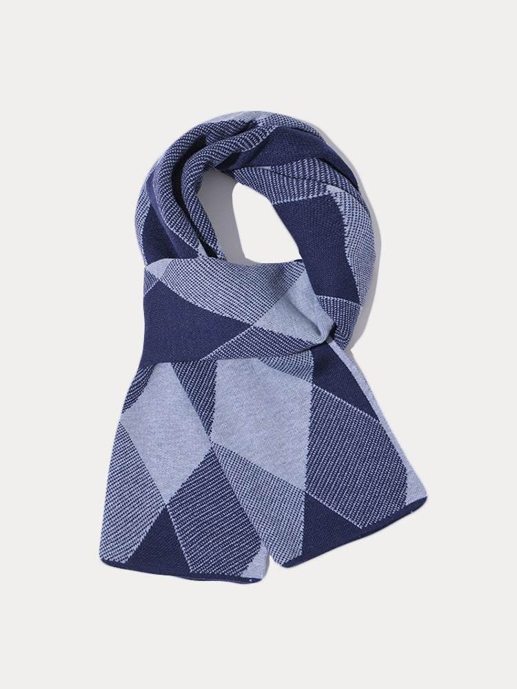 Premium Warm Geometric Pattern Scarf