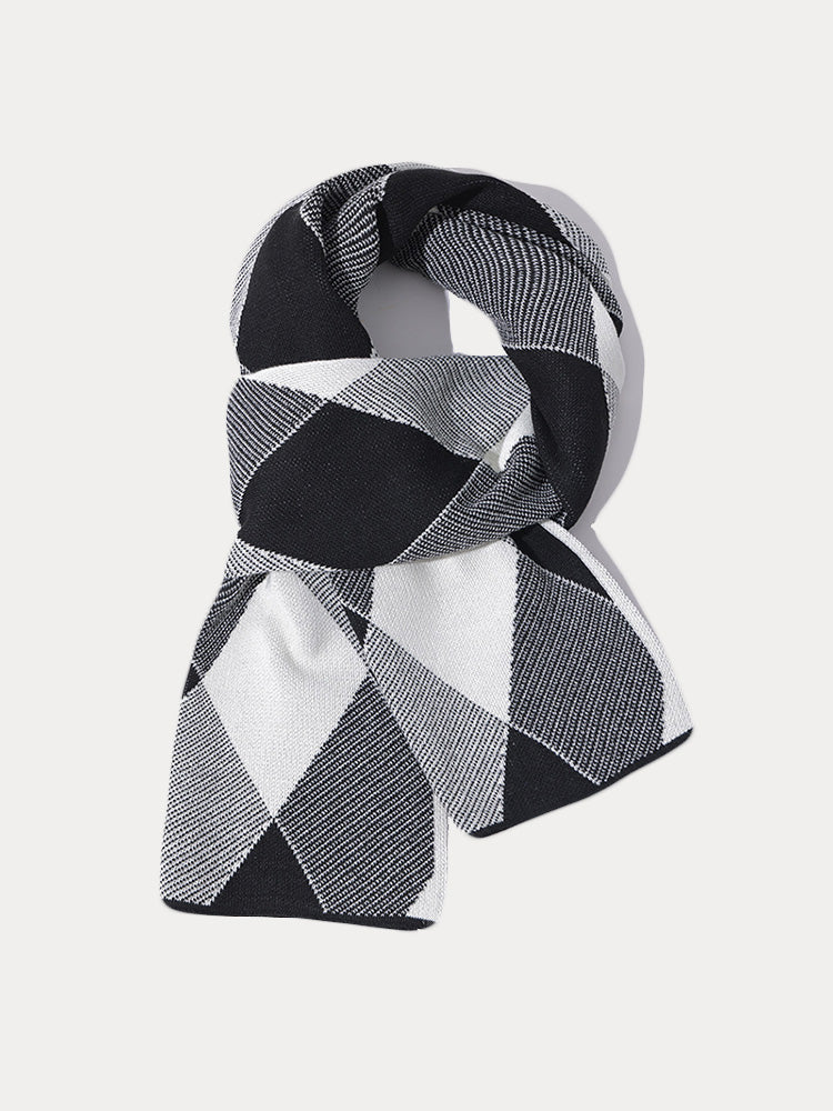 Premium Warm Geometric Pattern Scarf