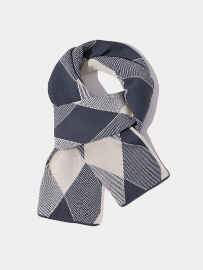 Premium Warm Geometric Pattern Scarf
