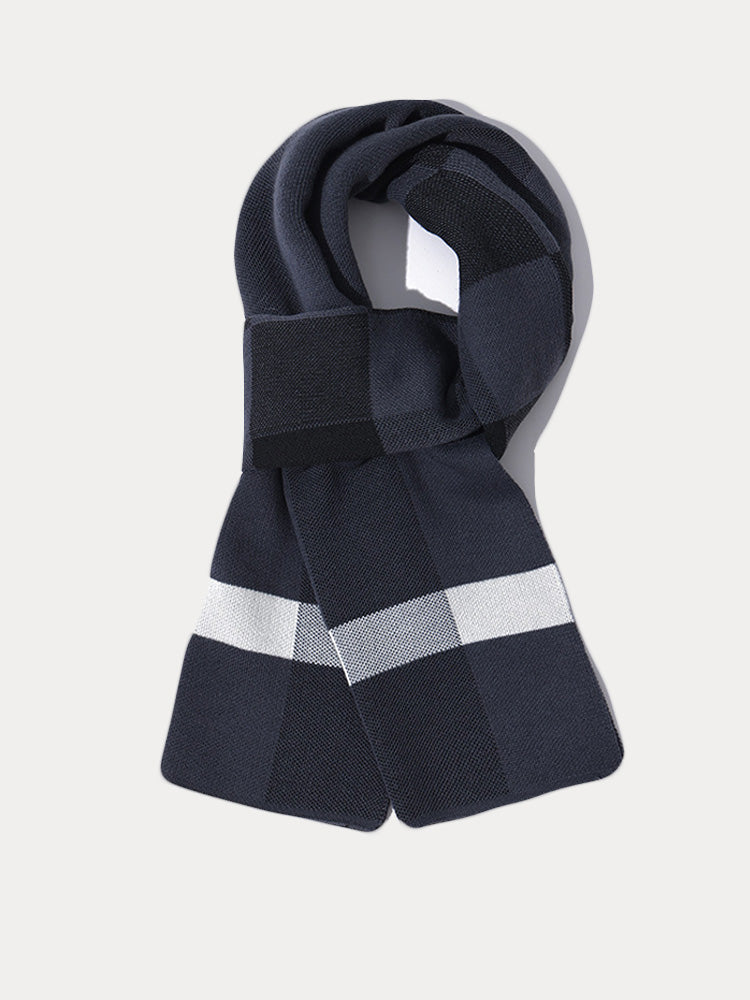 Versatile Checkered Winter Scarf