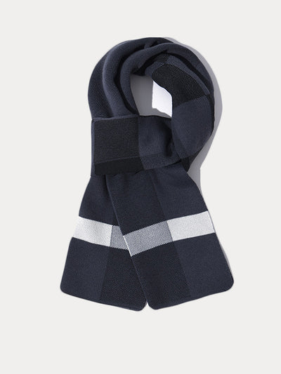 Versatile Checkered Winter Scarf